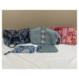 3 Vera Bradley Bags & 2 Wallets