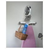 Ironing Board, Iron, Clothes-Pins, Speed Starch.