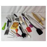 Rolling Pin, Whisks, Measuring Cups, Spoons, Etc
