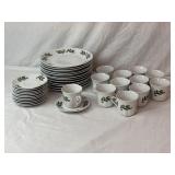 JRJS Romania Handpainted Christmas Dish Set