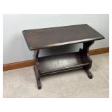 Library Table/Bench w/Book Storage