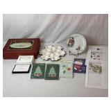 Christmas Stationary, & Collectables Dishes.