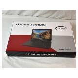 NIB 15-inch portable DVD player, model PDVD151.