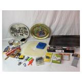 Mixed Items, Tape, Trays, Keychains, Grillmat, etc