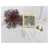 Christmas/Holiday Decor: Tree Topper, Glass