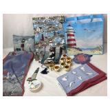 Ocean Themed Place Settings, Napkin Rings, Etc.