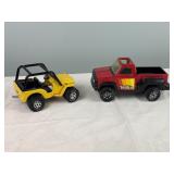 VTG Tonka Truck and Jeep.