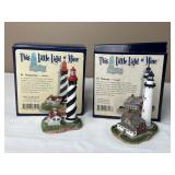 2 Miniature Lighthouses: St. Augustine (FL) & S