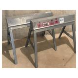 Pair of Ebco Galvanized Steel Sawhorses