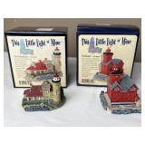 2 Miniature Lighthouses: Old Mackinac (MI) &