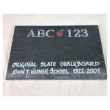 Original Slate Chalkboard John F. Nuner School