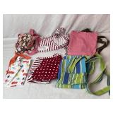 Six Kitchen Aprons.