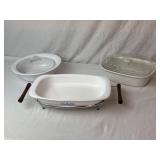 Corningware Food Casserole Dishes & Lids