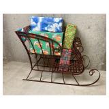 Large Metal Sleigh 38in x14.5in x24in