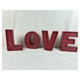 LED Battery Operated LOVE Sign