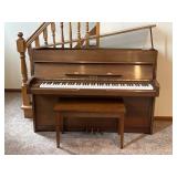 Yamaha Upright Piano. 58In W, 22In D, 41In T.