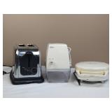 Toaster, Waffle Maker, Ice Crusher