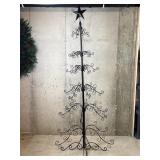 Black Metal 7ï¿½ Ornament Display Tree