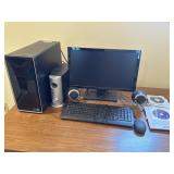 Dell D06M Desktop Computer, Monitor, Speakers, Etc
