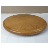 Large Wood Lazy Susan 16in Diameter