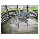 Patio Set With 6 Chairs.