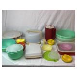Tupperware, Leftover Containers, Water Pitcher,