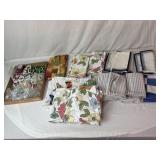 Matching Set Of Napkins, & Napkin Rings.