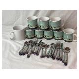 Ocean Themed Service For Eight.