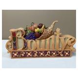 Jim Shore Give Thanks For Our Bounty