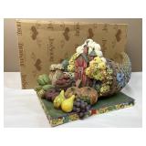 Jim Shore Country Bounty Cornucopia Diorama