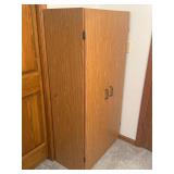 Press Board Two Door Cabinet. 30In Wide-