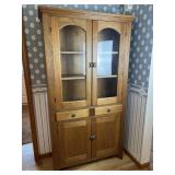 Oak China Hutch