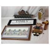 Home Decor, Signs, Small Shelf, Cross, Key Holder