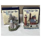 2 Miniature Lighthouses: Grand Haven (MI) &