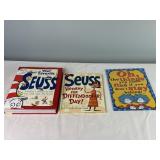 Dr. Seuss Childrenï¿½s Books & Cardstock Sign.