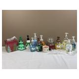 Hand Soap, Scented Candles, & Tissue.