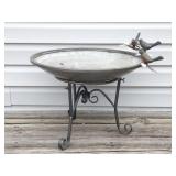 Metal Bird Bath (Short)