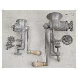 Pair of Meat Grinders