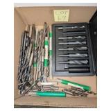 MORSE TAPER + REGULAR  MED SIZE DRILL BITS