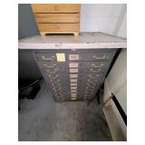 11 DRAWER STEEL CABINET 30"X27"X50"
