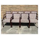 9 Upholstered Guest/Wait Room Chairs