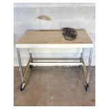 Metal Rolling desk/Cart