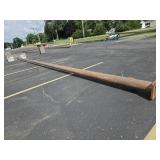 36ft Double Light Pole, Converted to LED Bulb