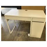 White IKEA Desk