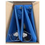 4 D-Ring 2" Blue View Binders