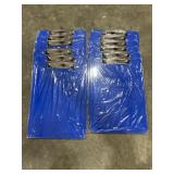 12 New Blue Plastic Clipboards