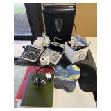Paper Shredder, Notebooks, Printing Calculators,
