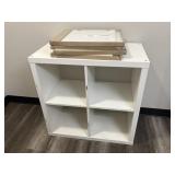 Cube Store w/ 4 New Kallax Door Inserts