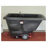 Uline Utility Tilt Cart, 1/2 Cubic Yard, 450lb