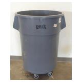 Lavex Janitorial 55 Gallon Rolling Trash Can